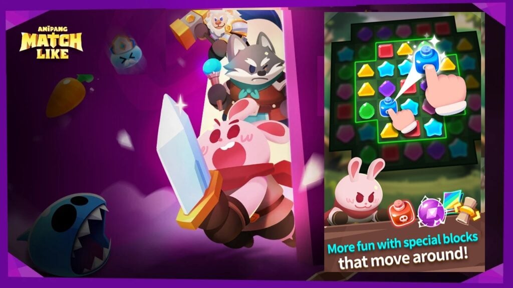 Anipang Matchlike เป็นเกม RPG โร๊คไลค์ใหม่พร้อมปริศนาจับคู่ 3