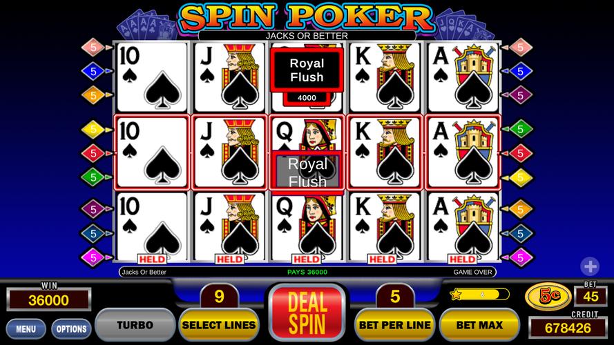Spin Poker™ Casino Video Slots 螢幕截圖 3