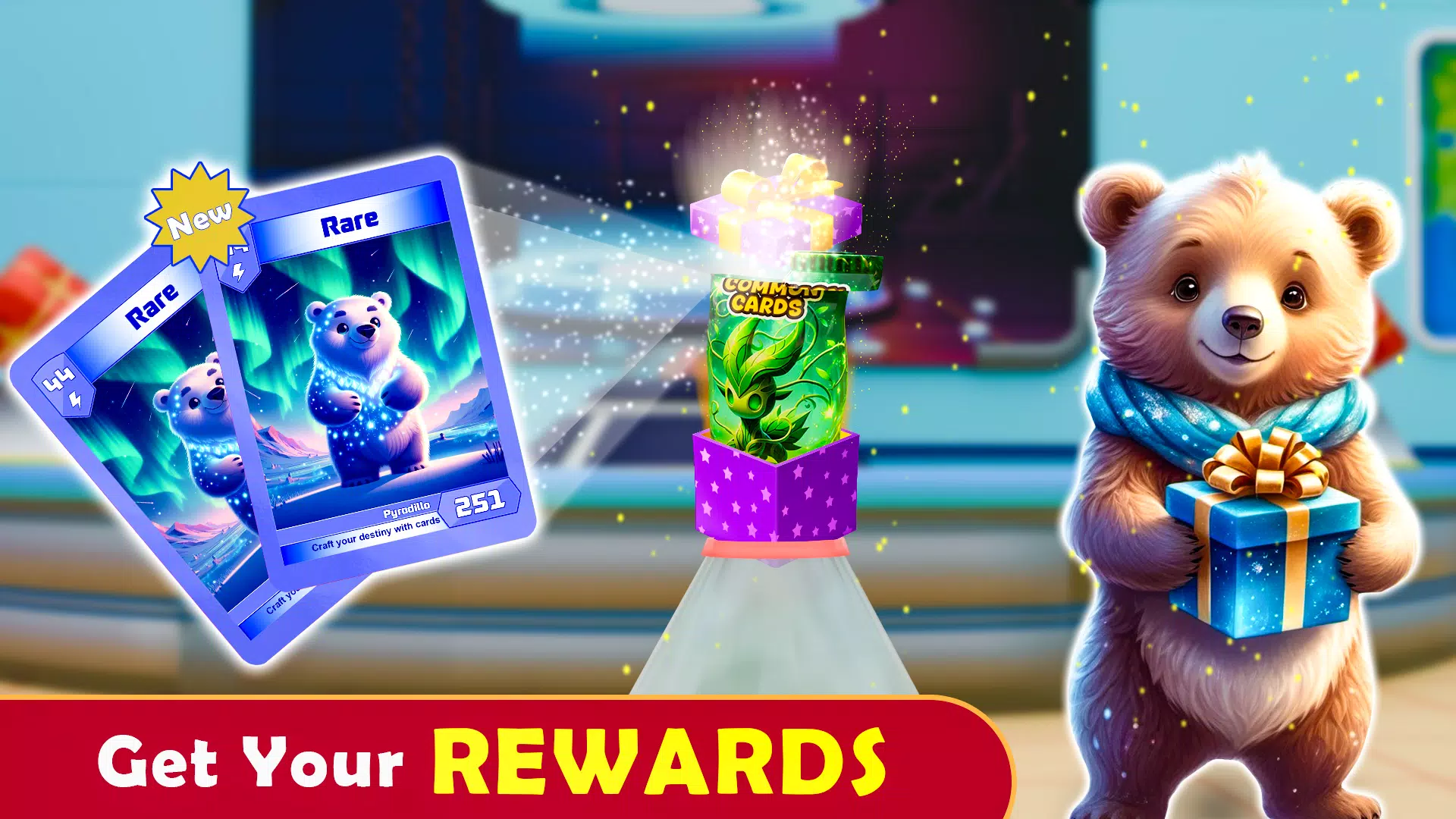Monsters Card Collector Game Capture d'écran 3