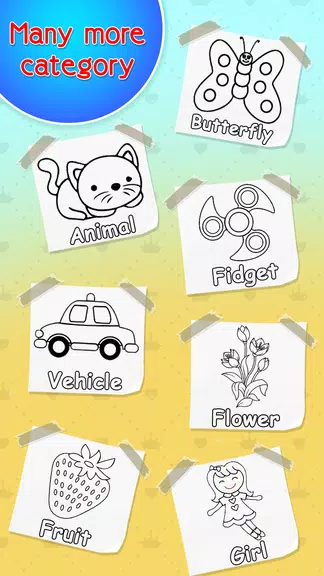 Drawing and Coloring Games Capture d'écran 2
