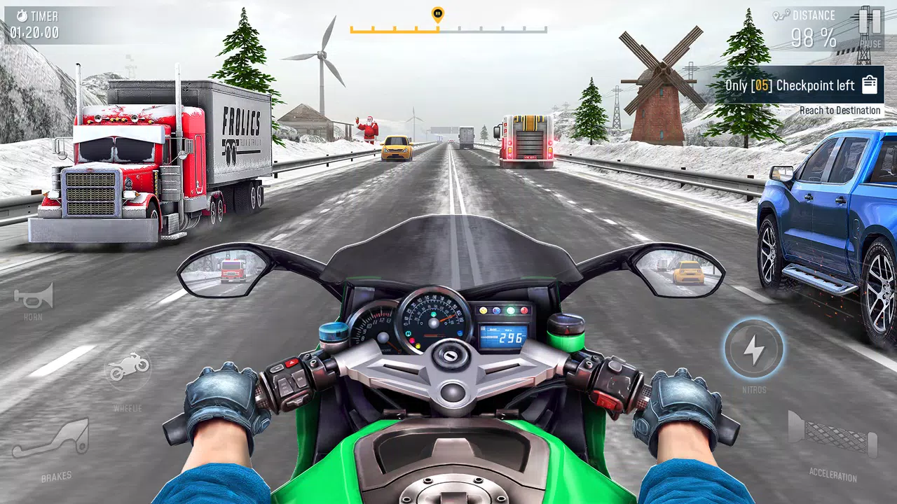 Rider 3D Bike Racing Games 螢幕截圖 1