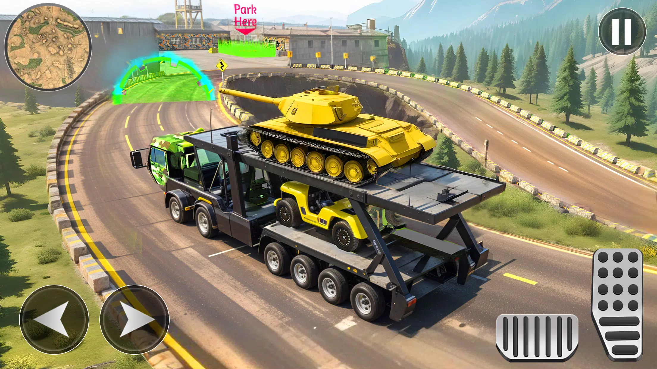 Army Cargo Truck Driving Games Screenshot 3