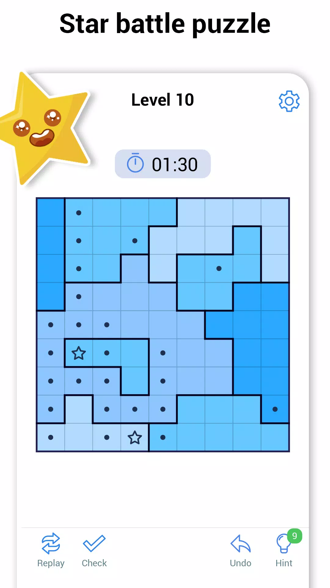 Star Battles - Logic Puzzles Ảnh chụp màn hình 0