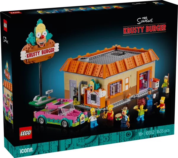 LEGO Unveils The Simpsons Krusty Burger Set Design
