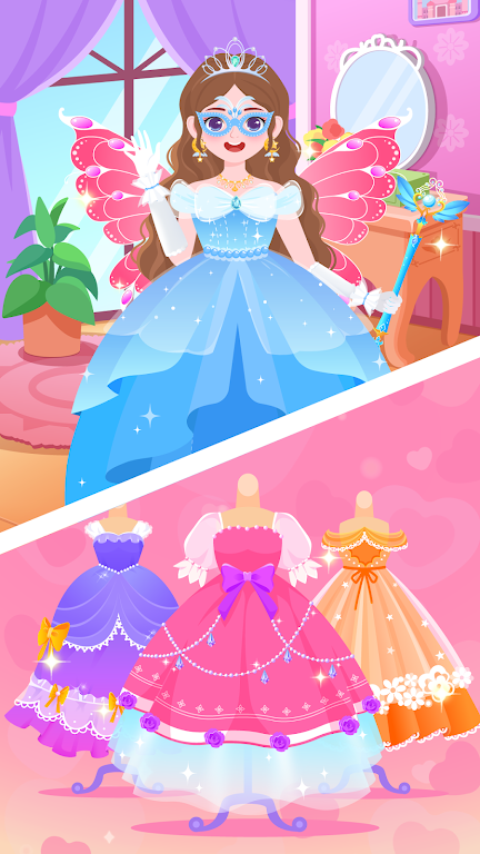 DuDu Princess dress up game Screenshot 1