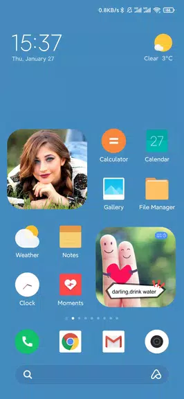 Moments Widget ဖန်သားပြင်ဓာတ်ပုံ 1