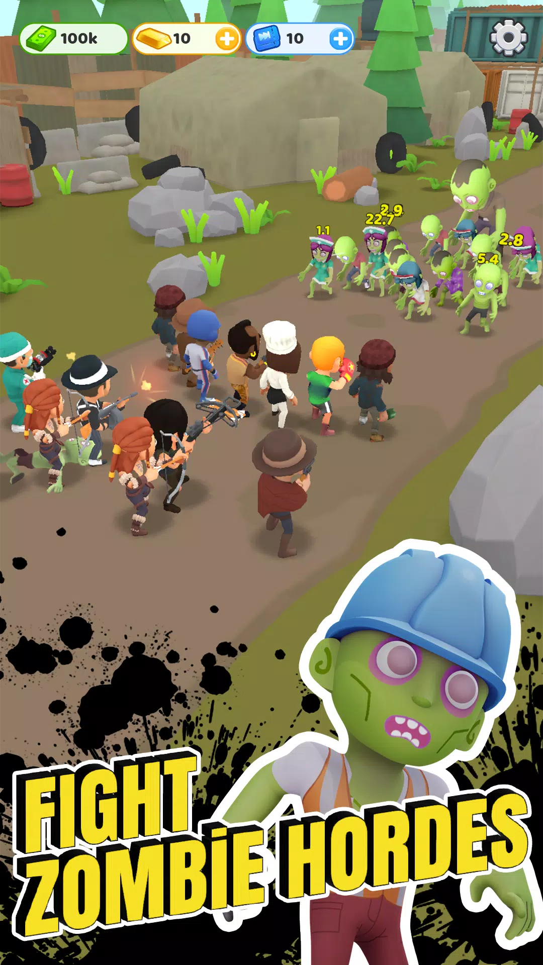 Survivor Idle Run Captura de pantalla 0