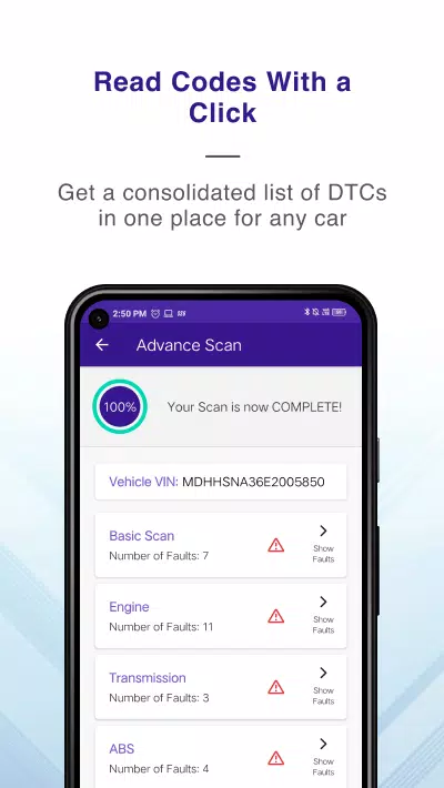 OBD Scanner ELM327: GaragePro 螢幕截圖 1