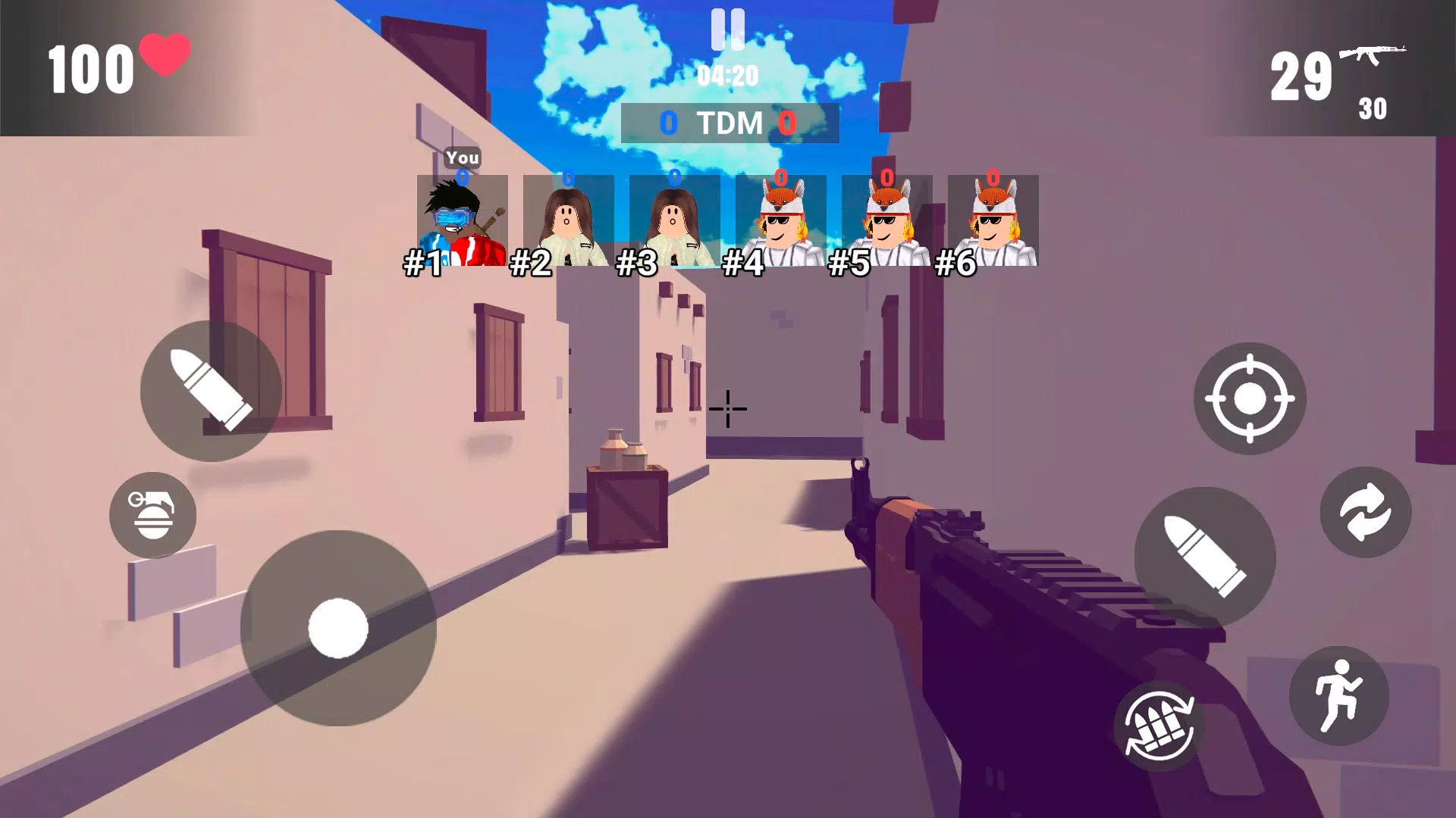 Schermata Gunfight Arena: Obby Shooter 1