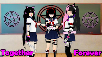 SchoolGirl AI 3D Anime Sandbox ภาพหน้าจอ 1