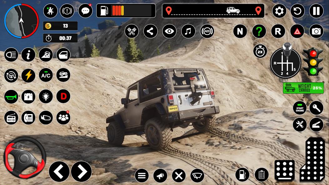 Offroad Jeep Driving & Parking Mod Screenshot 3