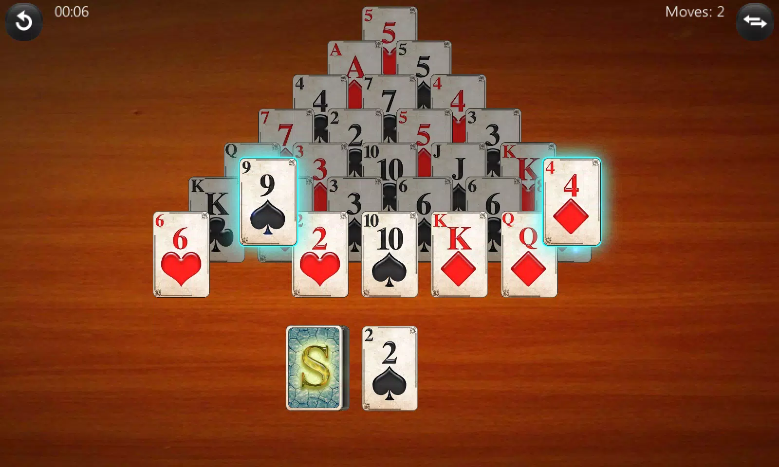 Pyramid Solitaire Screenshot 1