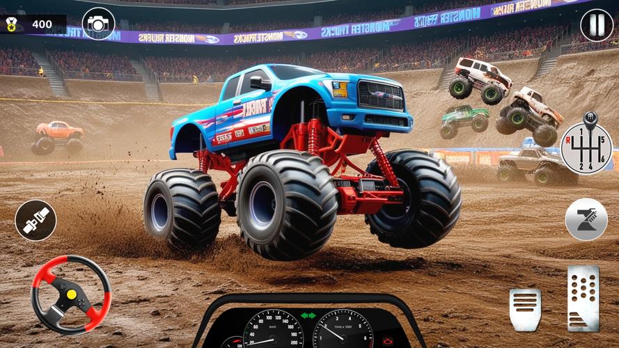 Monster Truck Racing Game 3D スクリーンショット 0