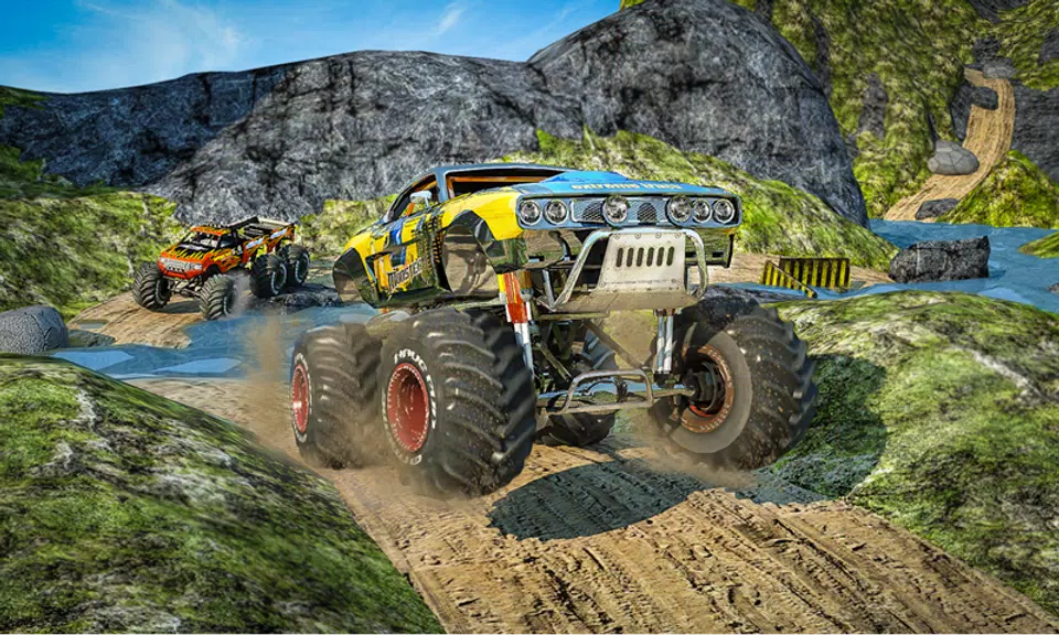 Monster 4x4 Offroad Jeep Stunt Racing 2019 স্ক্রিনশট 1
