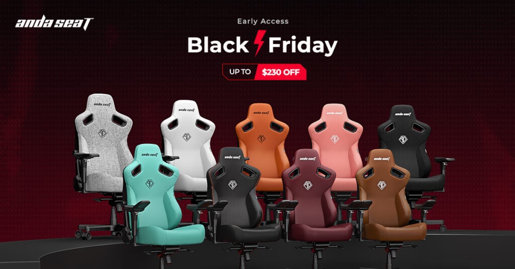 AndaSeat ofrece grandes descuentos en pedidos anticipados de la serie X-Air antes del Black Friday