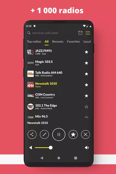 Radio Canada: Online FM Radio 螢幕截圖 0