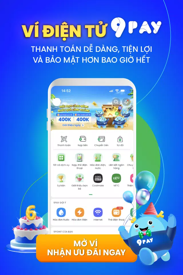 Ví điện tử 9Pay 螢幕截圖 0