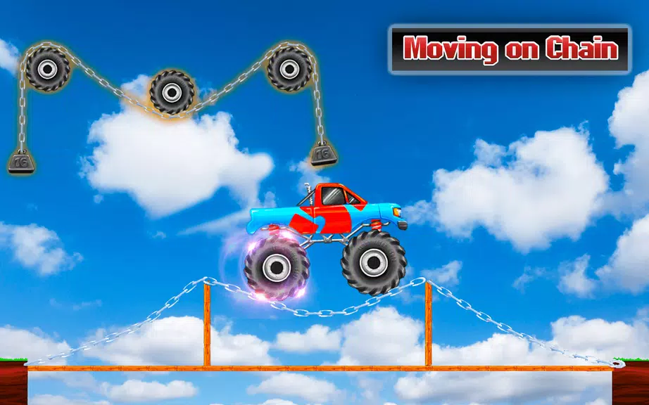 Rope Bridge Racer Car Game 螢幕截圖 1