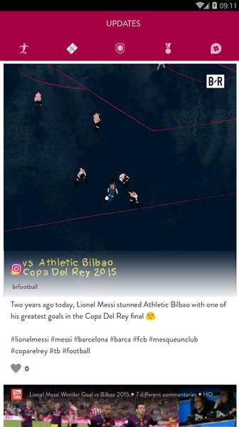 Messi App Oficial 螢幕截圖 1