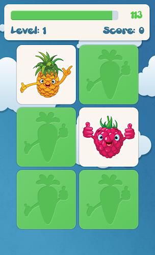 Fruits Memory Game for kids Screenshot 1