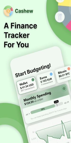 Cashew—Expense Budget Tracker 螢幕截圖 1