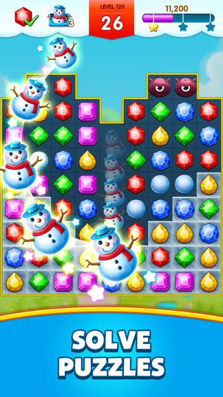 Jewels Legend - Match 3 Puzzle स्क्रीनशॉट 1