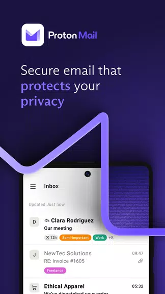 Schermata Proton Mail: Encrypted Email 0