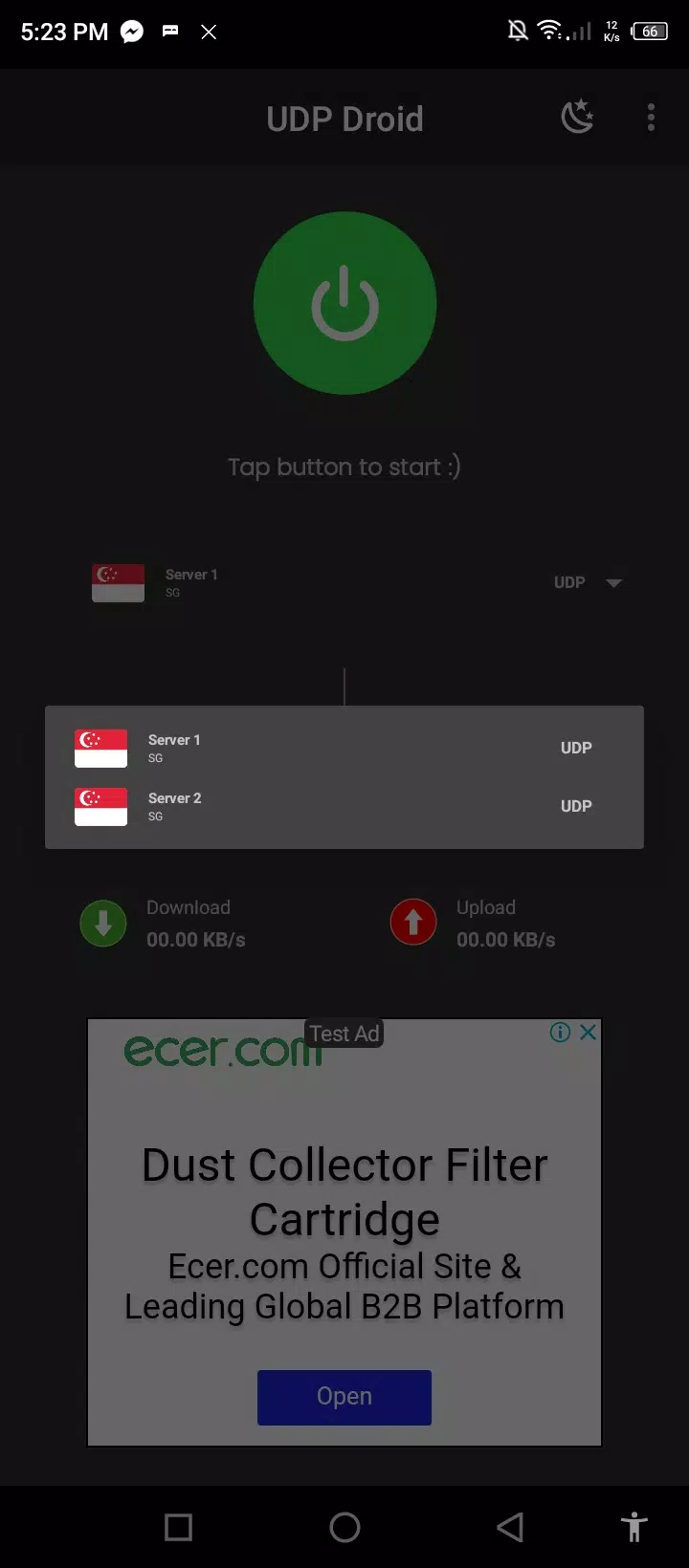 UDP Droid स्क्रीनशॉट 1