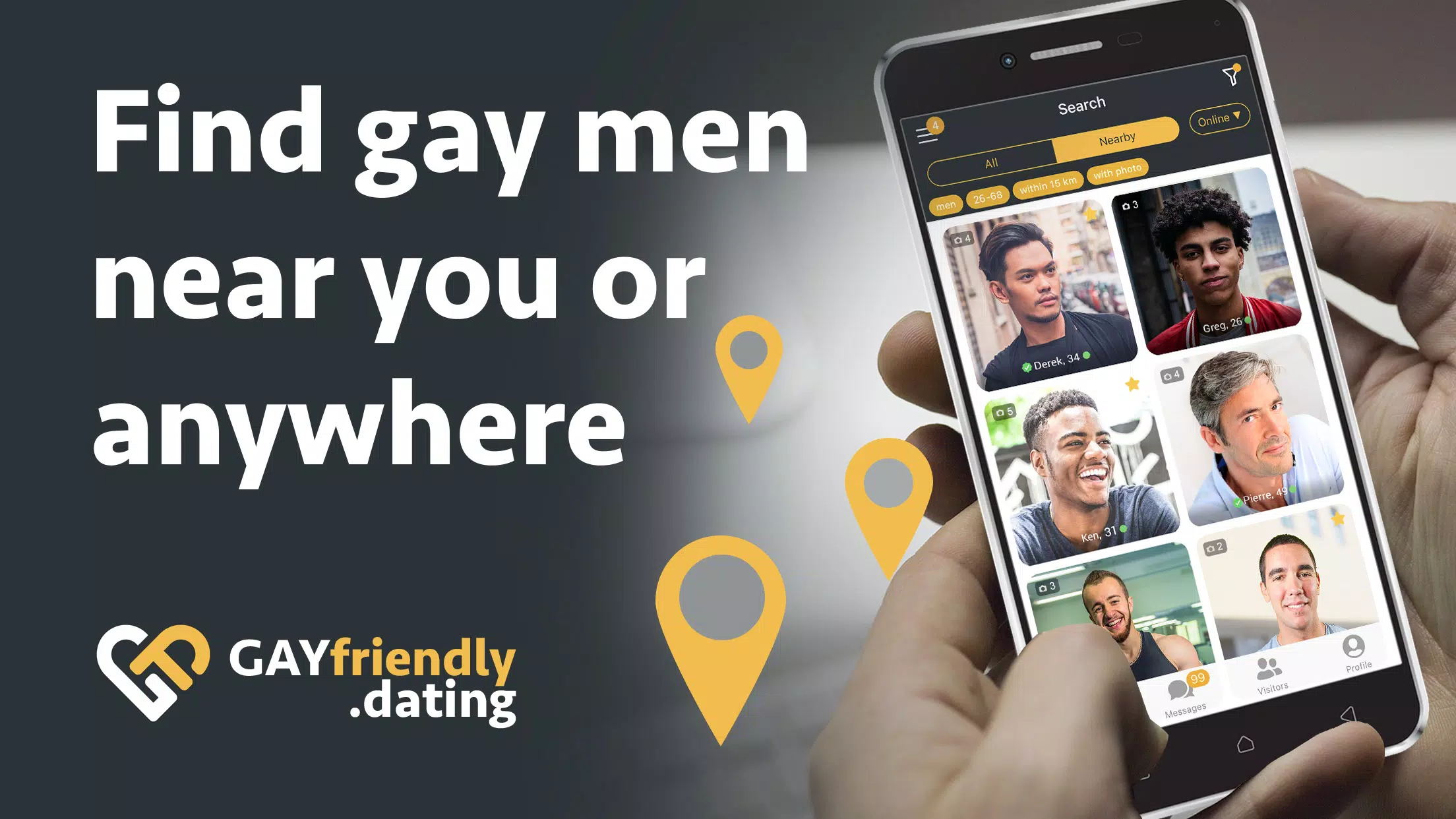 Gay guys chat & dating app Tangkapan skrin 1