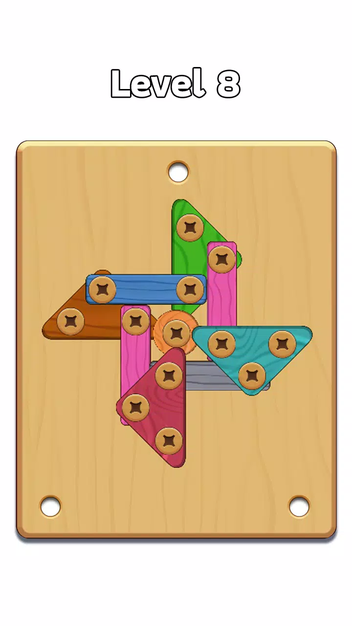 Wood Nuts & Bolt: Screw Puzzle Screenshot 0