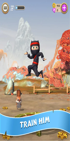 Clumsy Ninja Mod Ảnh chụp màn hình 0