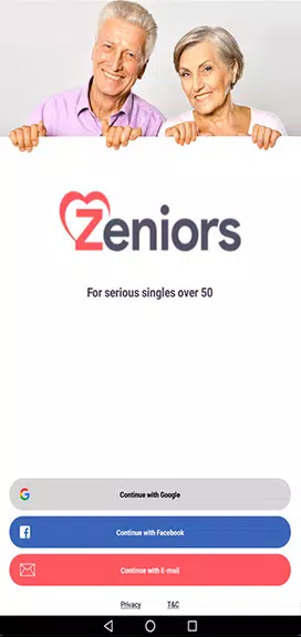 Zeniors - Seznámení pro starší स्क्रीनशॉट 0