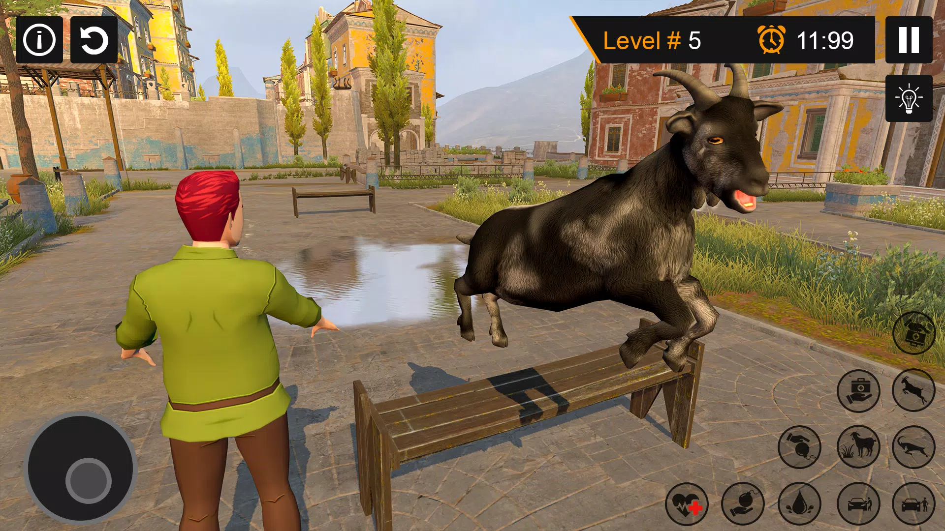 angry goat: animal sim Screenshot 0