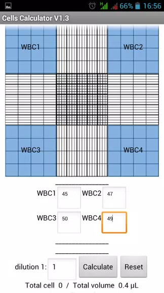 Cells Calculator 螢幕截圖 0