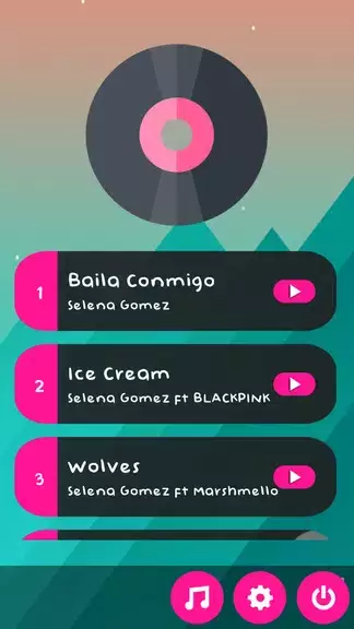 Schermata Selena Gomez Piano Tiles Game 0