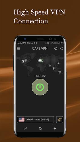 Schermata CAFE VPN - Fast Secure VPN App 0