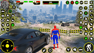 Spider Robot Hero Car Games Screenshot 2