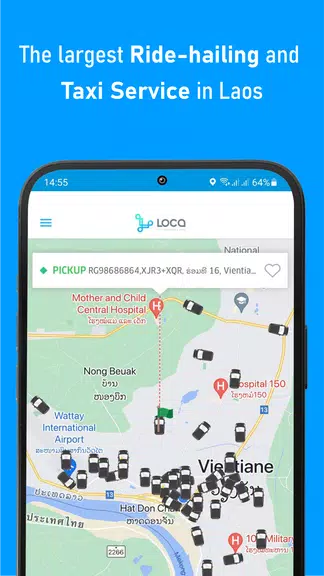 LOCA - Lao Taxi & Super App Schermafbeelding 1