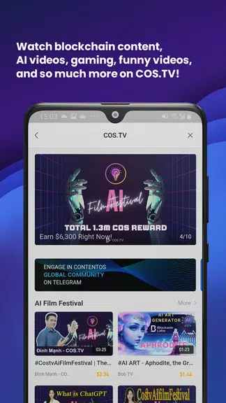 COS.TV - Web3 Content Platform 螢幕截圖 0