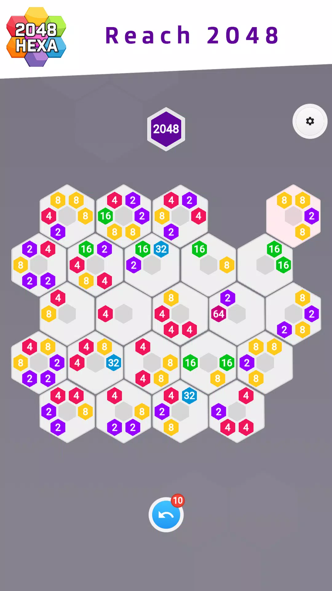 2048 Hexa Ekran Görüntüsü 1