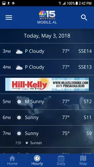 NBC 15 WPMI Weather ภาพหน้าจอ 2