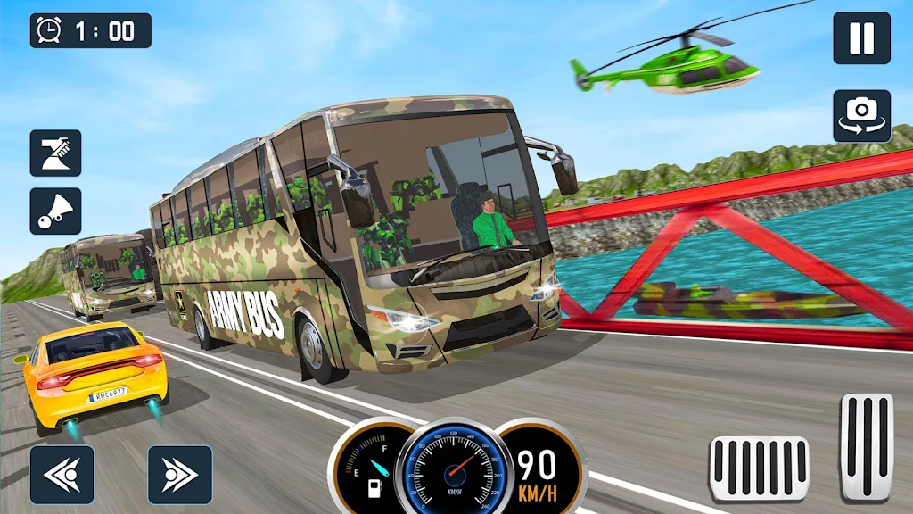 Army Bus Game Army Driving Screenshot 3