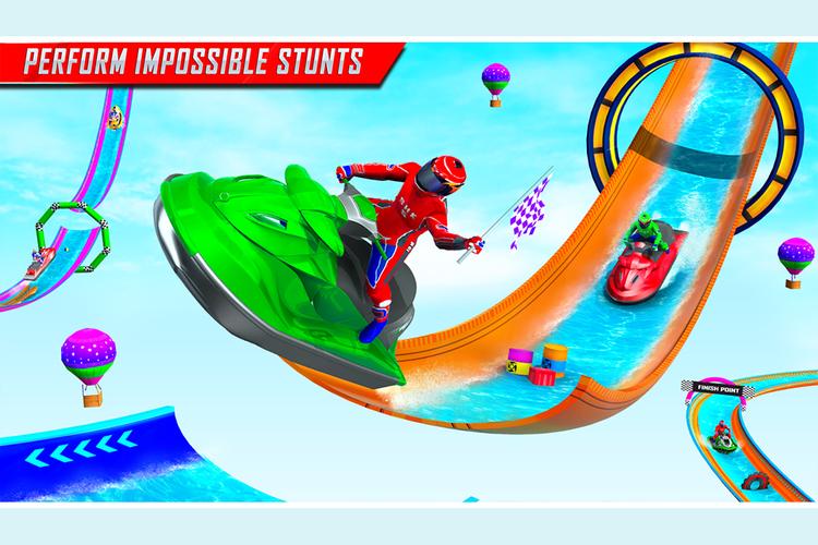 Jet Ski Racing Games 3D स्क्रीनशॉट 1