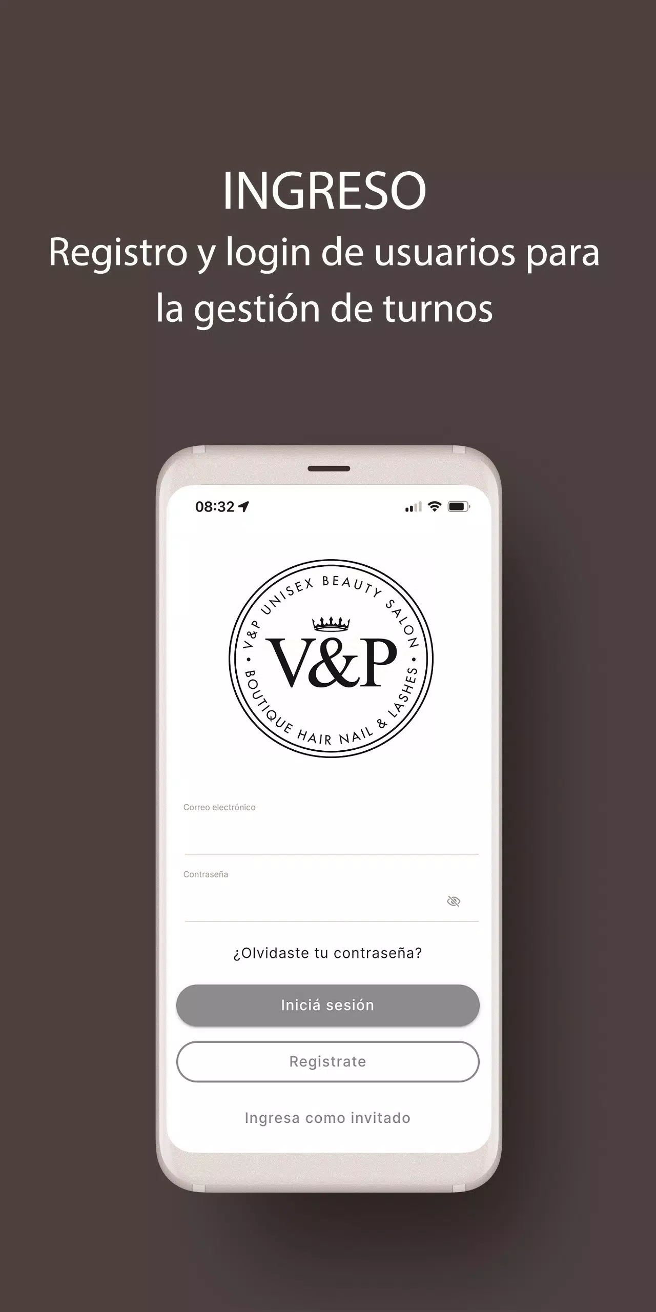 V&P Beauty Salon Turnos Screenshot 0