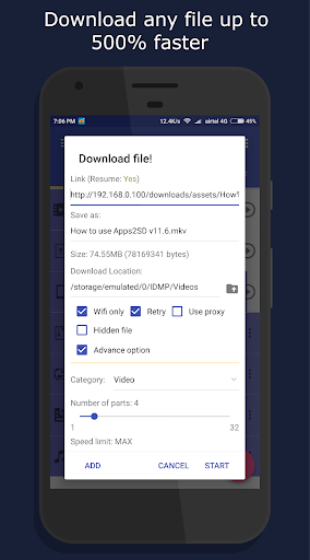 1DM Lite: Browser & Downloader स्क्रीनशॉट 0