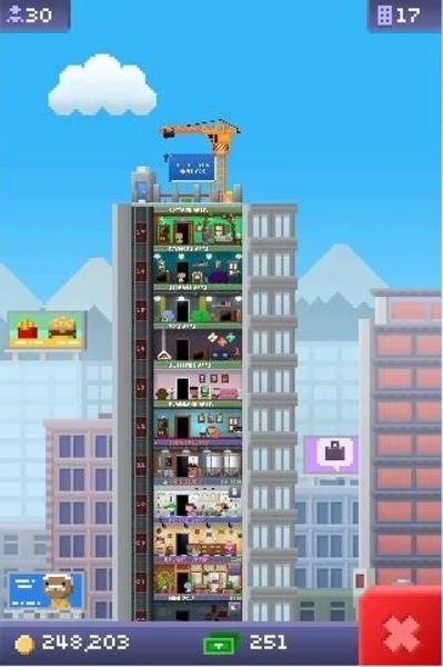 Tiny Tower Mod ဖန်သားပြင်ဓာတ်ပုံ 0