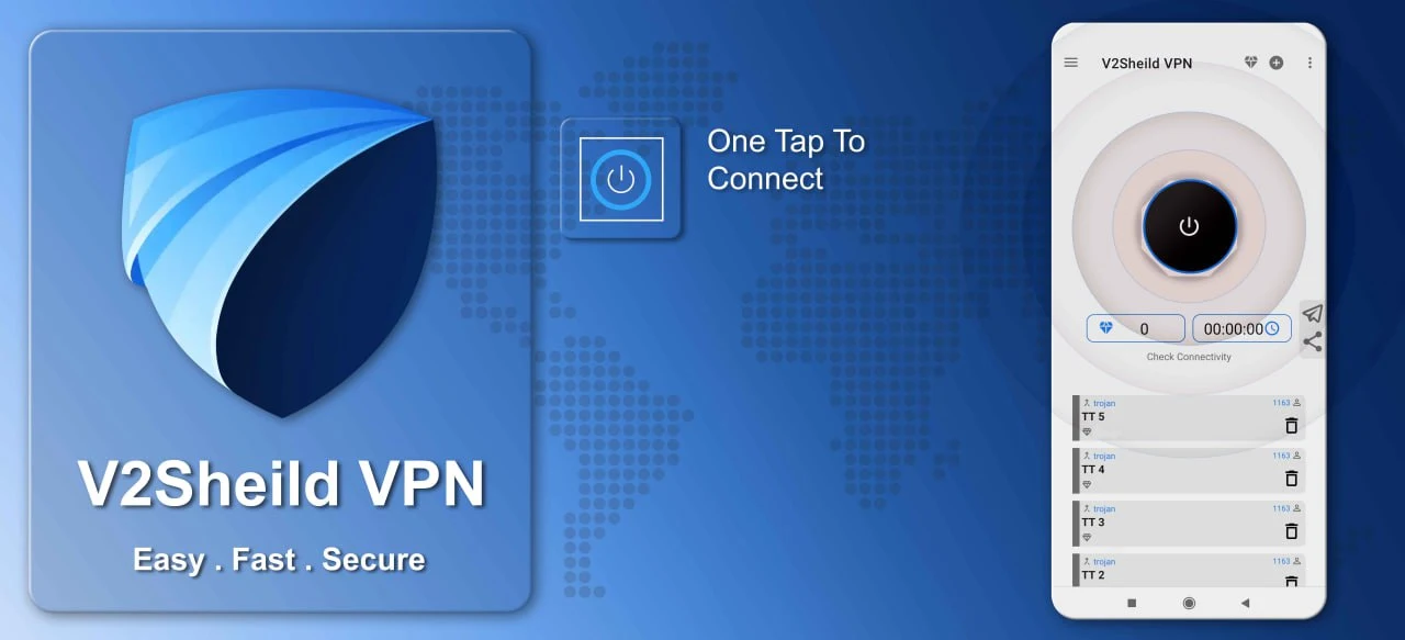 V2shield VPN: fast & private应用截图第0张