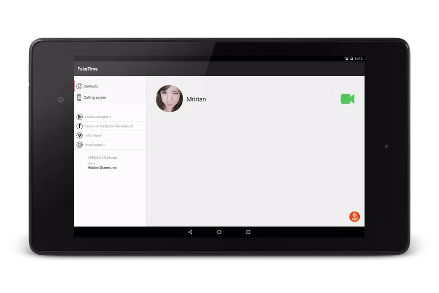 Fake video call - Prank call Tangkapan skrin 3