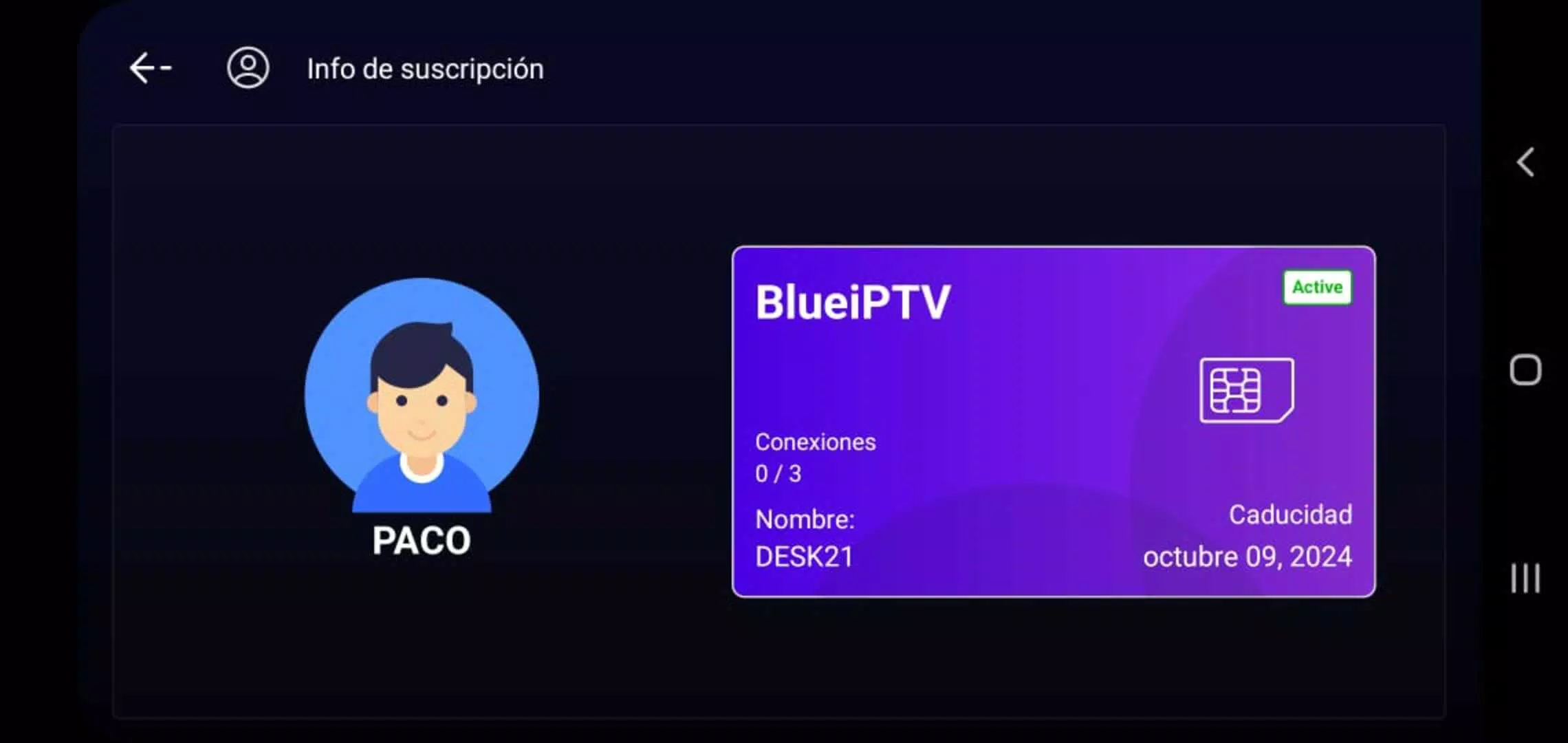 BlueiPTV Captura de tela 3
