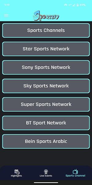 Sportzfy TV android အတွက် apk